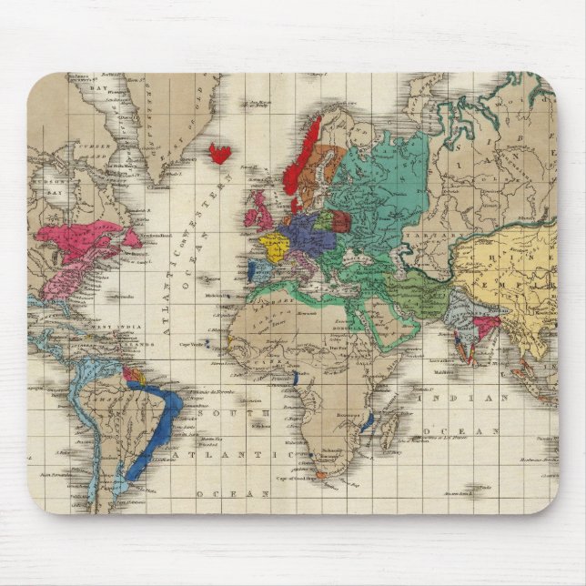 Independence of The United States 1783 AD Mouse Pad (Front)