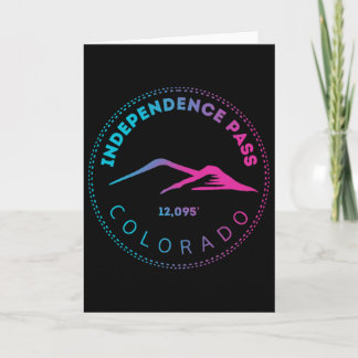 Independence P Elevated Colorado Mountain Neon Card