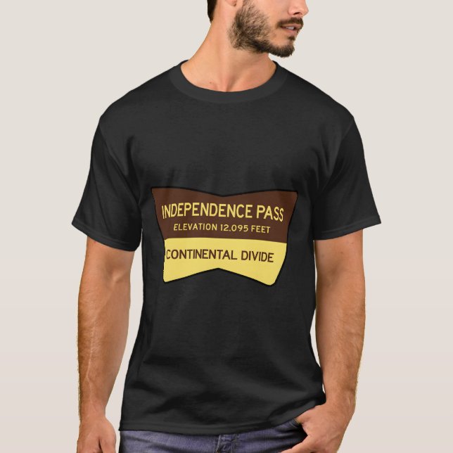 Independence Pass Colorado Rocky Mountains � Spiri T-Shirt (Front)