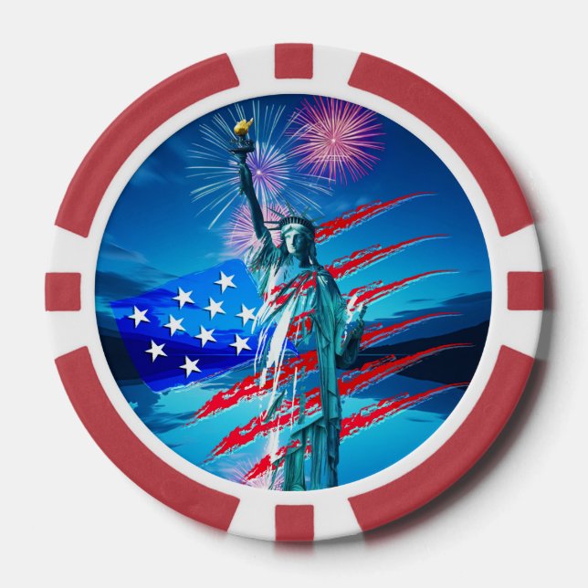 INDEPENDENCE POKER CHIPS (Front)
