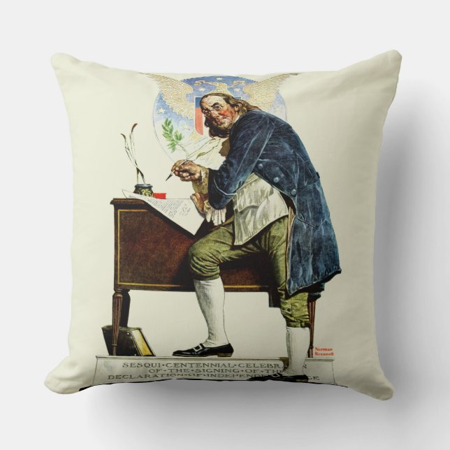 Independence Throw Pillow (Front)