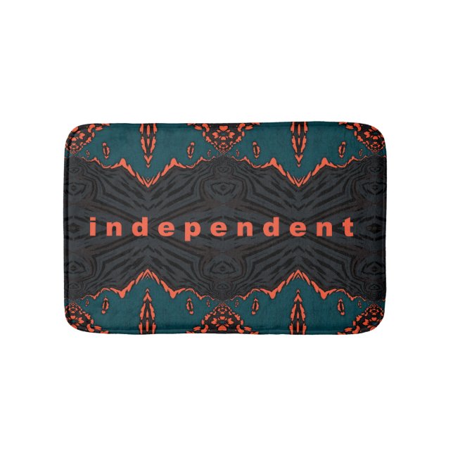 Independent and proud bathroom mat (Front)