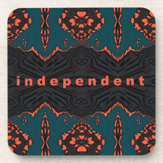 Independent and proud beverage coaster