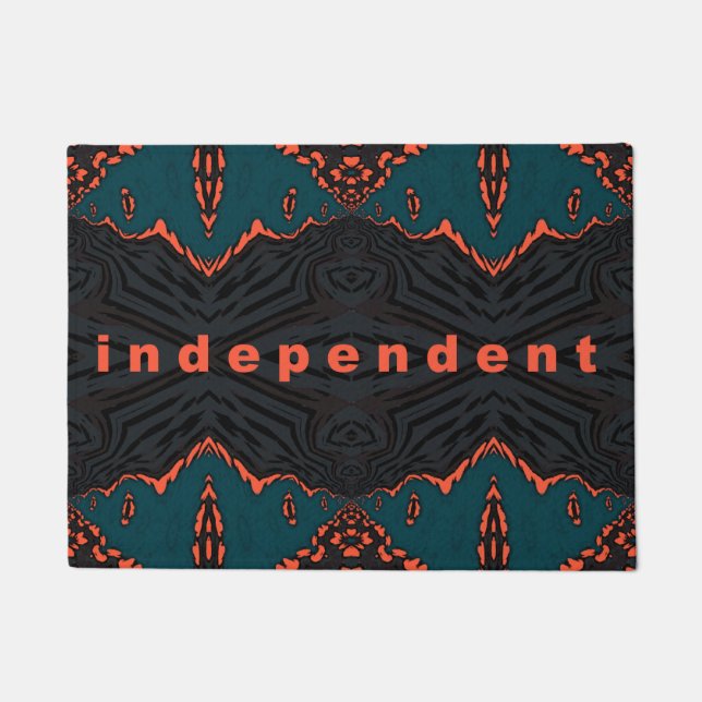 Independent and Proud! Doormat (Front)