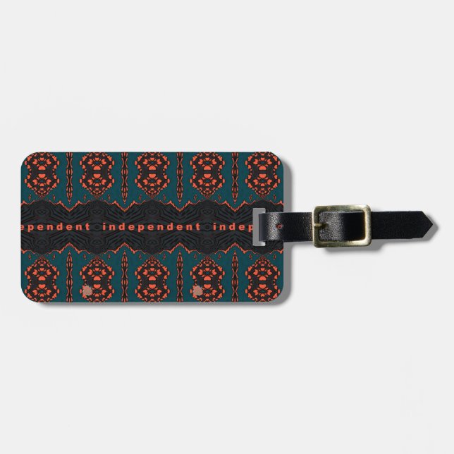 Independent and Proud! Luggage Tag (Front Horizontal)
