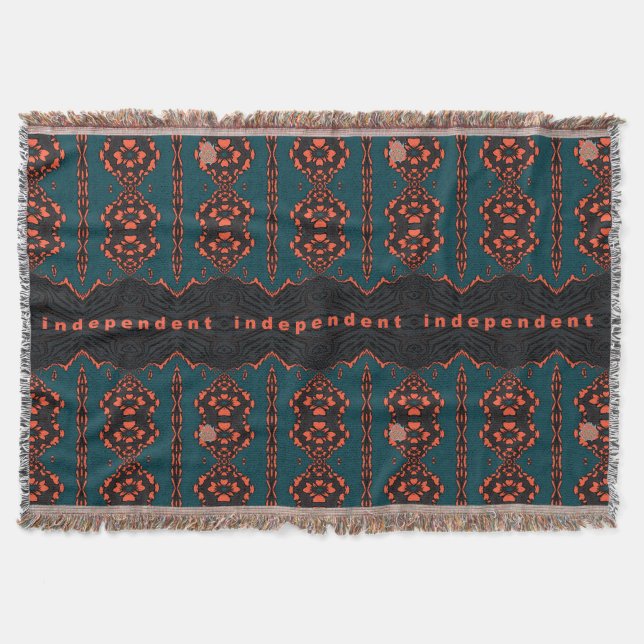 Independent and proud throw blanket (Front)