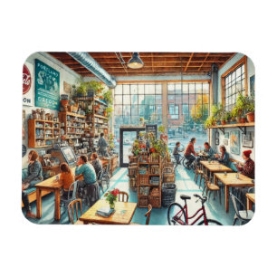 Independent Cafe in Portland Oregon Magnet