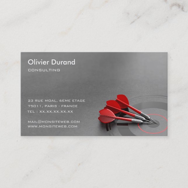 Independent consultant business card. Consulting Business Card (Front)