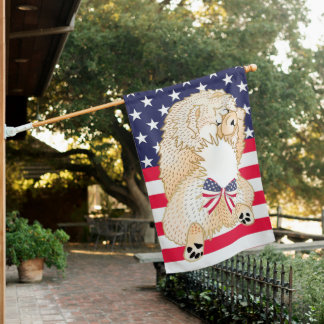 INDEPENDENT-   Cream Chow House Flag