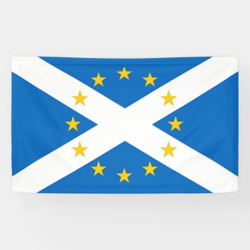  Independent European Scotland Flag  Banner