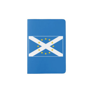 Independent European Scotland Flag Passport Holder