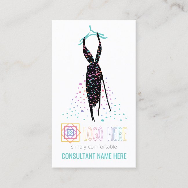 Independent Fashion Retailer Blogger add Logo Business Card