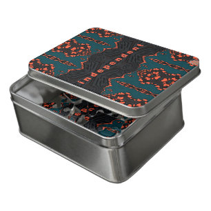 Independent in Orange and Green Jigsaw Puzzle