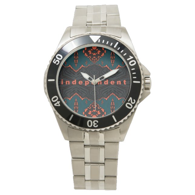Independent in Orange and Green Watch (Front)