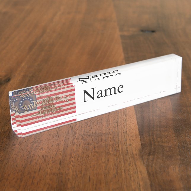Independent Name Plate (Side)