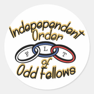 Independent Order Classic Round Sticker