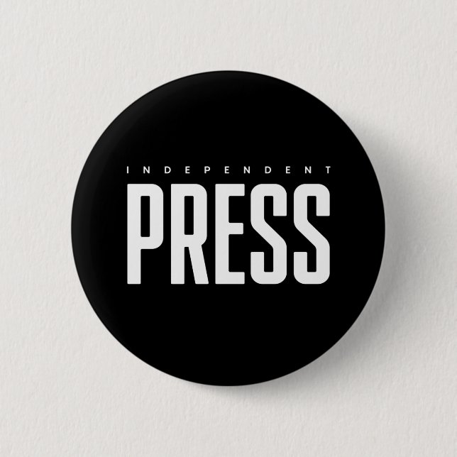 Independent Press Identification Badge Button (Front)