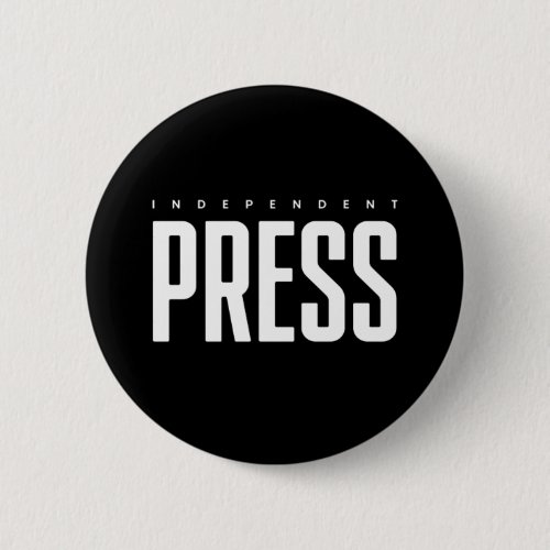 Independent Press Identification Badge Button