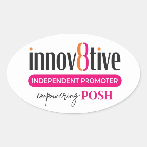 Independent Promotoer Oval Sticker