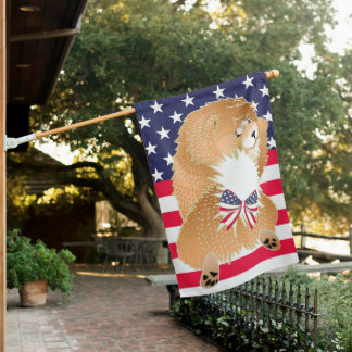 INDEPENDENT-   Red Chow House Flag