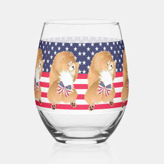 INDEPENDENT-   Red Chow  Stemless Wine Glass