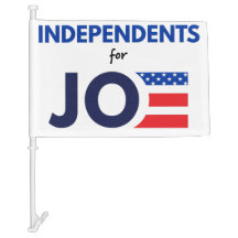 Independents for Biden Car Flag