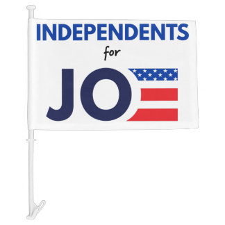 Independents for Biden Car Flag