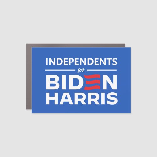 Independents for Biden Harris Car Magnet