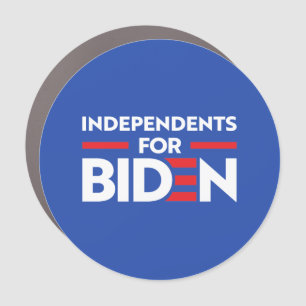 INDEPENDENTS FOR JOE BIDEN CAR MAGNET