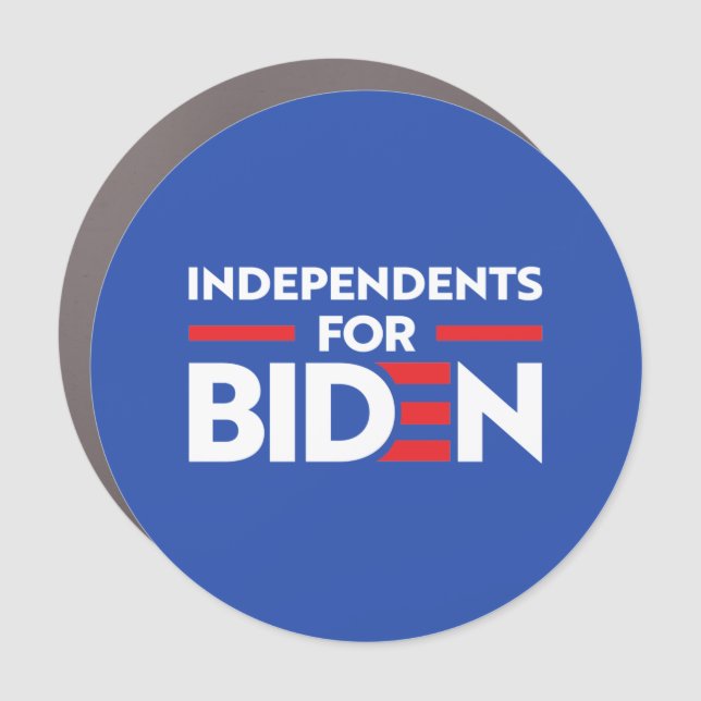 INDEPENDENTS FOR JOE BIDEN CAR MAGNET (Front)
