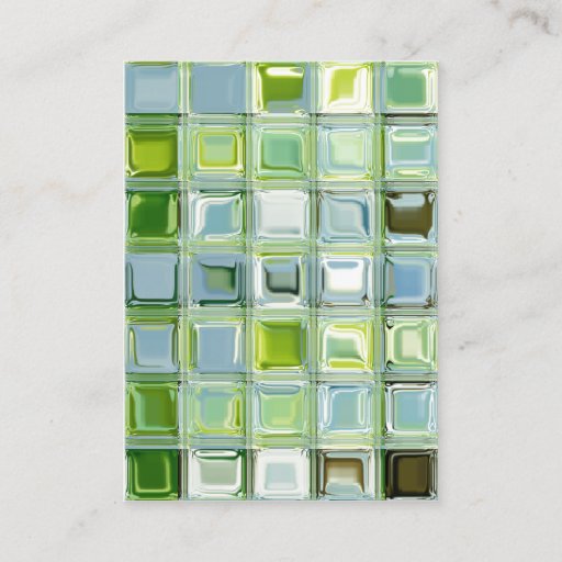 Customizable Indestructible Custom Business Cards with Tile Art