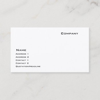 Indestructible Paper Stock Business Card by pixelholicBC at Zazzle