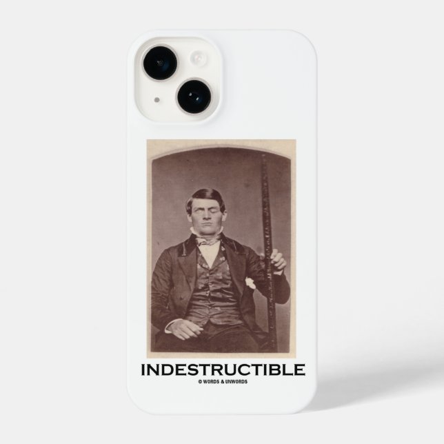 Indestructible Phineas Gage Cerebral Localization iPhone Case (Back)