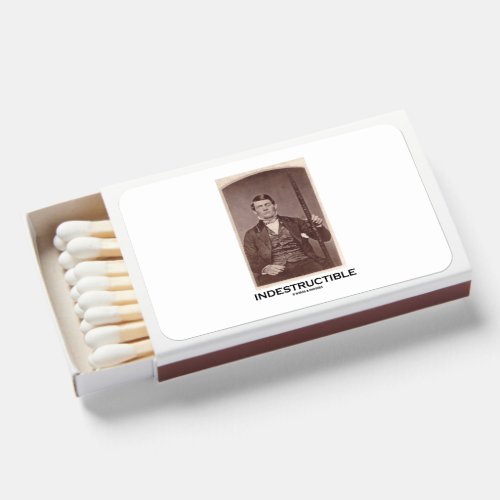 Indestructible Phineas Gage Cerebral Localization Matchboxes