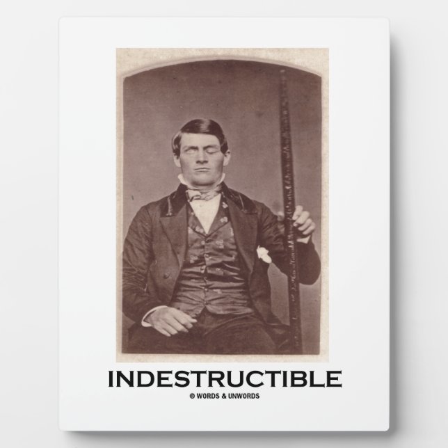 Indestructible (Phineas Gage) Plaque (Front)