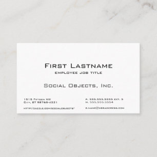 Indestructible Serif Bank Gothic Template Business Card