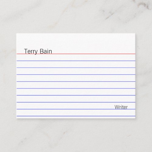 Index Card