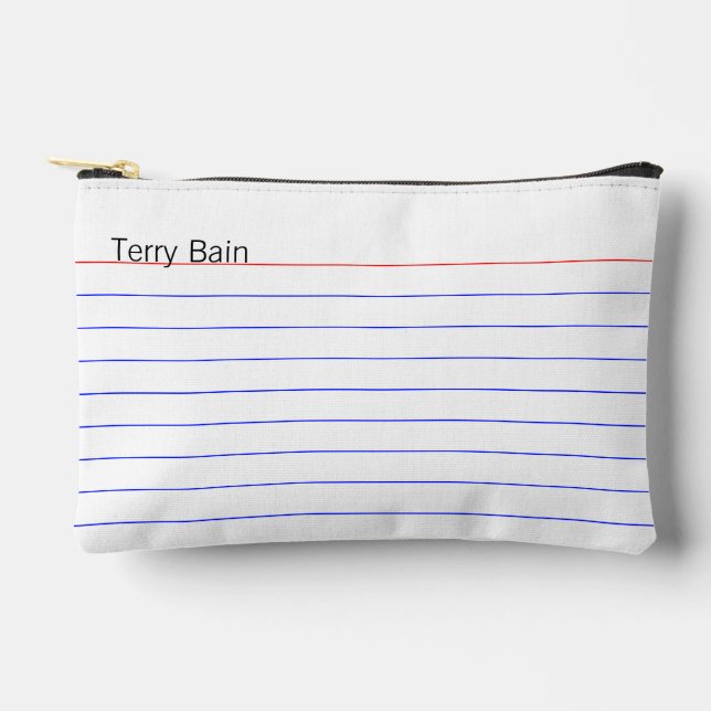 Index Card Accessory Pouch (Front)