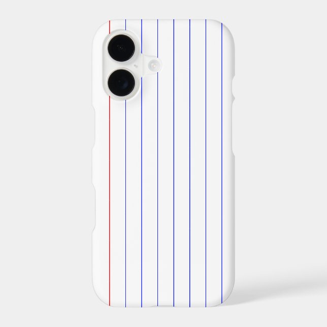 Index Card Iphone Case (Back)