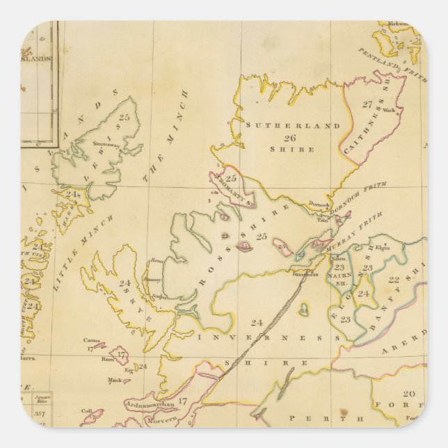 Index map square sticker (Front)