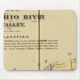 Index map to Atlas of the Upper Ohio River Mouse Pad