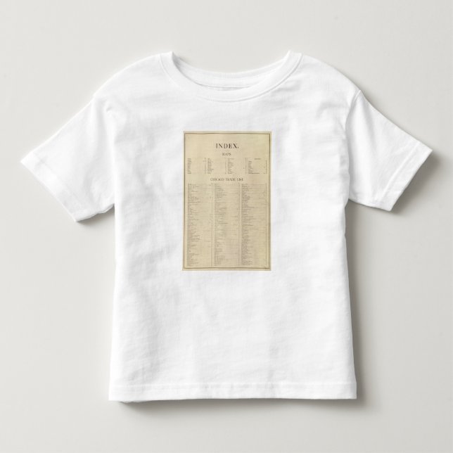 Index New commercial atlas Toddler T-shirt (Front)
