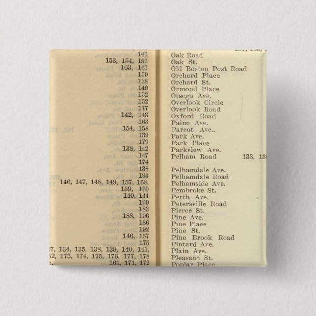 Index New Rochelle Button (Front)