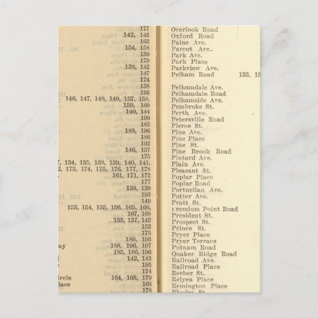 Index New Rochelle Postcard (Front)