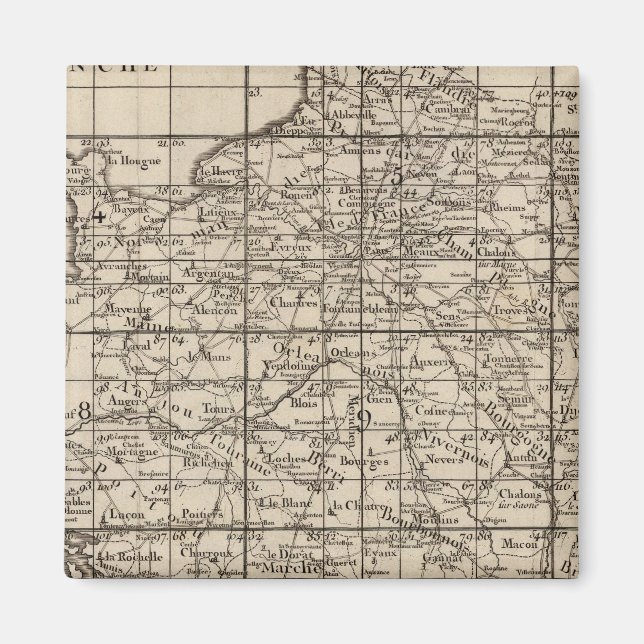 Index of France Magnet (Front)