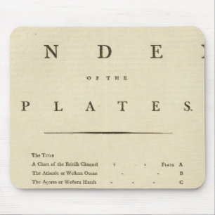 Index West India atlas Mouse Pad