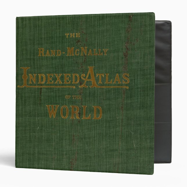 Indexed Atlas 3 Ring Binder (Front/Inside)