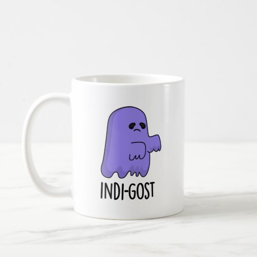 Indi_gost Funny Halloween Indigo Ghost Pun Coffee Mug