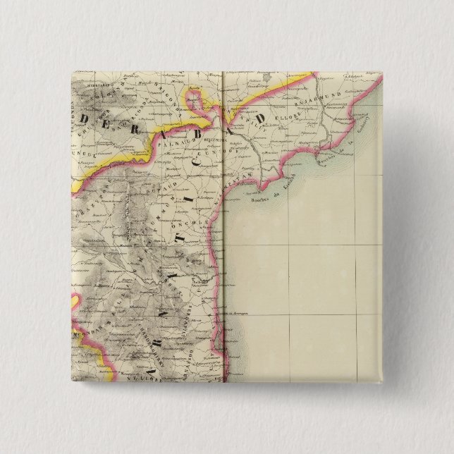 India 103 pinback button (Front)