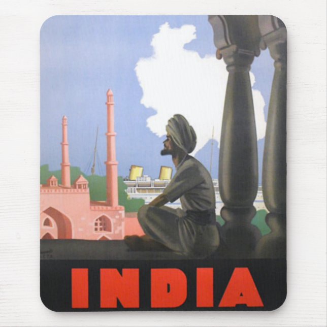 India-1927 Mouse Pad (Front)